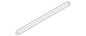 Glass seal inner rear right Nissan Rogue 21-23 JP built