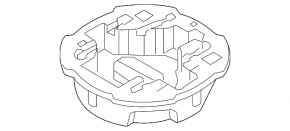 Kia Optima 11-16 trunk tray tear