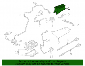 Carbon Canister Absorber Assembly Audi A4 B9 17-25 2.0T