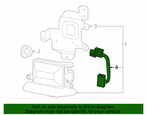 Blind Spot Sensor Wiring BSM Right Kia Sorento 19-20