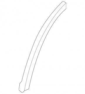 Rear right fender arch trim for Porsche Cayenne 20-26 Coupe, on the door