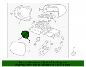 Ford Escape MK4 20-25 Left Side Mirror Motor for Memory