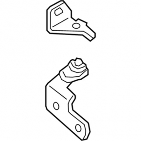 Door hinge lower front left Ford Mustang Mach-E 21-23
