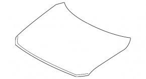 Naked hood of Mazda CX-5 17-24
