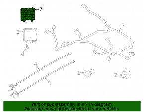 Blind Spot Sensor Bracket Right Ford Escape MK4 20-20
