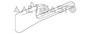 Door sill trim front right Dodge Charger 11 - black, worn