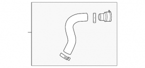Upper cooling pipe Hyundai Elantra 21-26 1.6 second