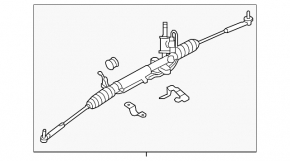 Power steering rack Subaru Impreza WRX GH 09-11 2.5T