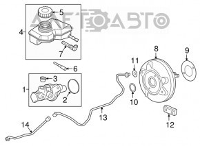 Vacuum booster BMW X2 F39 18-23 B46