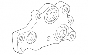 Flange Tee Gearbox Cooler Toyota Sequoia 08-16