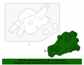 Flange Tee Gearbox Cooler Toyota Sequoia 08-16