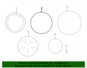Wheel disk R17 Nissan Altima 19-