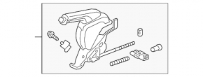 Parking brake lever for a 13-17 Honda Accord