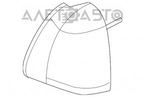 Right taillight for Lincoln Town Car 98-11