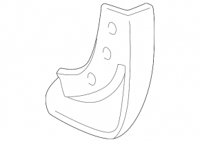 Mudguard rear left Lexus RX300 98-03