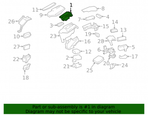 Underhood fuse box main Lexus LS460 07-12