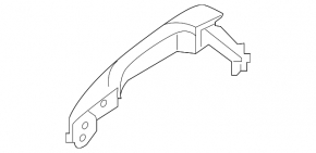 Door handle outer rear right Hyundai Kona 18-23