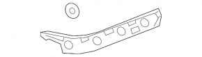 Left rear bumper mount for Chevrolet Camaro 16-23