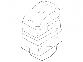 Black trunk release button for the Audi A3 8V 15-17