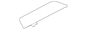 Trunk lid right Subaru Forester 19-24 SK black