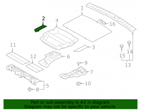 Trunk lid right Subaru Forester 19-24 SK black