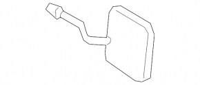 Mercedes W246 B250e 16-17 rear bumper tow hook cap