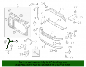 Ford Fiesta 11-19 Hood Lock Bar