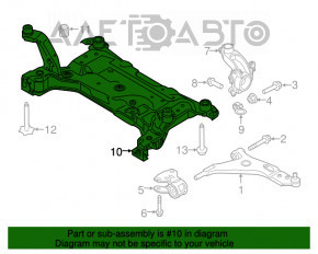 Front subframe Ford Escape MK3 13- pressed