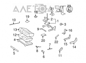 Rear seats, 2nd row, Mercedes X164 GL, beige