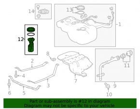 Fuel pump fuel pump Acura MDX 14-20