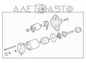 Lexus IS250 Starter 14-18