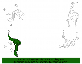 Body tilt sensor rear right Volvo XC40 19-25