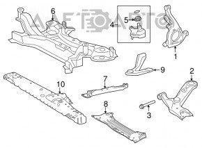 Front right axle shaft for Lexus Hs250h 10-12