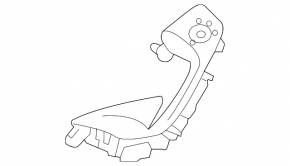 Front right window lift control trim for Audi A6 C7 12-18 beige