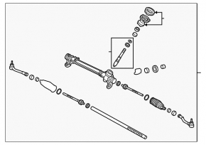 Steering rack Kia Optima 16-
