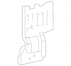 Front right side member nose bracket for Lexus CT200h 11-17