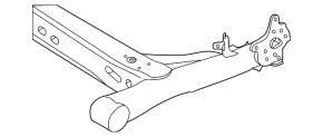 Rear beam VW Jetta 19-