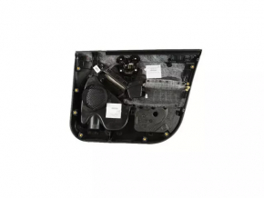 Door trim card front right Fiat 500X 16-17 leather black, with backlight