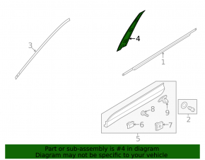 Door trim side front right Hyundai Santa FE Sport 13-18