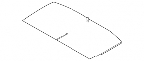 Mitsubishi Outlander 22-25 black trunk floor, for 3 rows