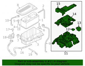 Battery Relay Box Porsche Cayenne 11-17