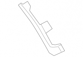 Left rear bumper arch extension for Porsche Macan 15-24