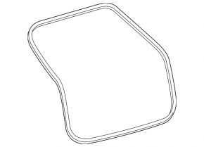 Rubber Seal Trunk Door Lincoln Nautilus 19-23