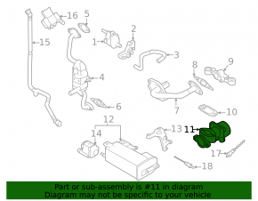 EGR valve Subaru Outback 20-24