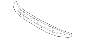 Lower grille front bumper VW Jetta 19- GLI