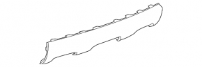 Rear bumper lip trim GMC Terrain 10-15 prerest