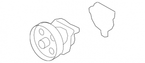 Nissan Rogue water pump 08-15