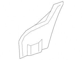 Wing seal inner left Volvo XC90 16-23