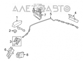 Honda Accord 13-17 fin antenna
