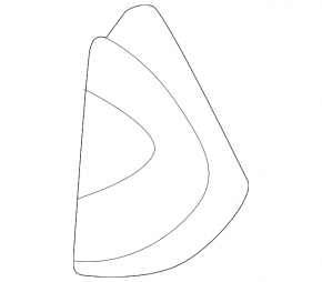 Audi A6 C7 12-18 right side front panel trim, beige